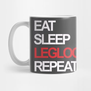 Eat sleep leg lock repeat Mug